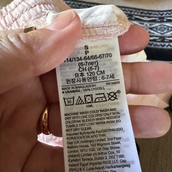 Gap Kids Pull-On Cargo Joggers pink New Size S 6-7 - Picture 11 of 11